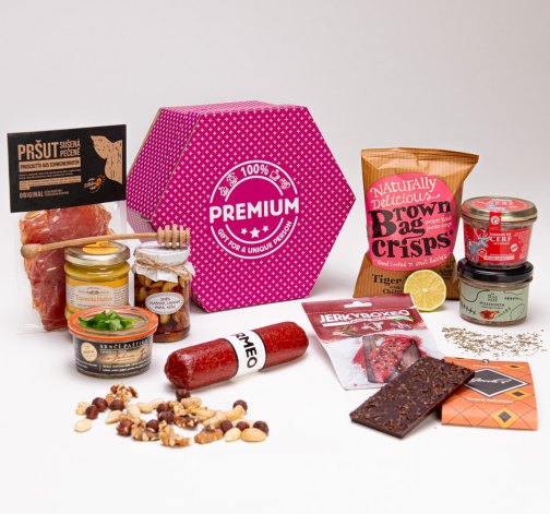 Giftboxeo pro gurmána XXL - Fialové