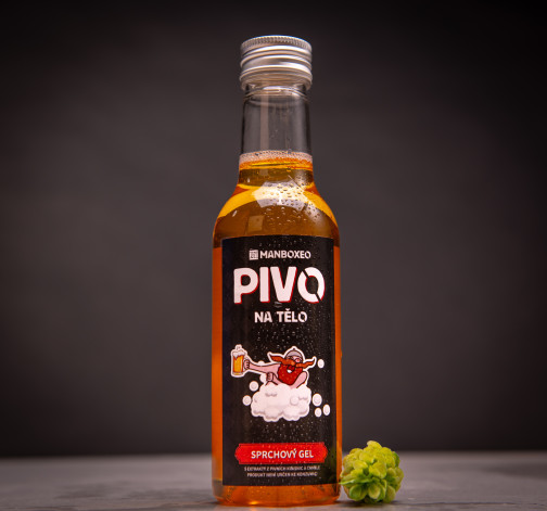 Náš Pivní sprchový gel 200ml - speciální receptura z pivních kvasnic a chmele