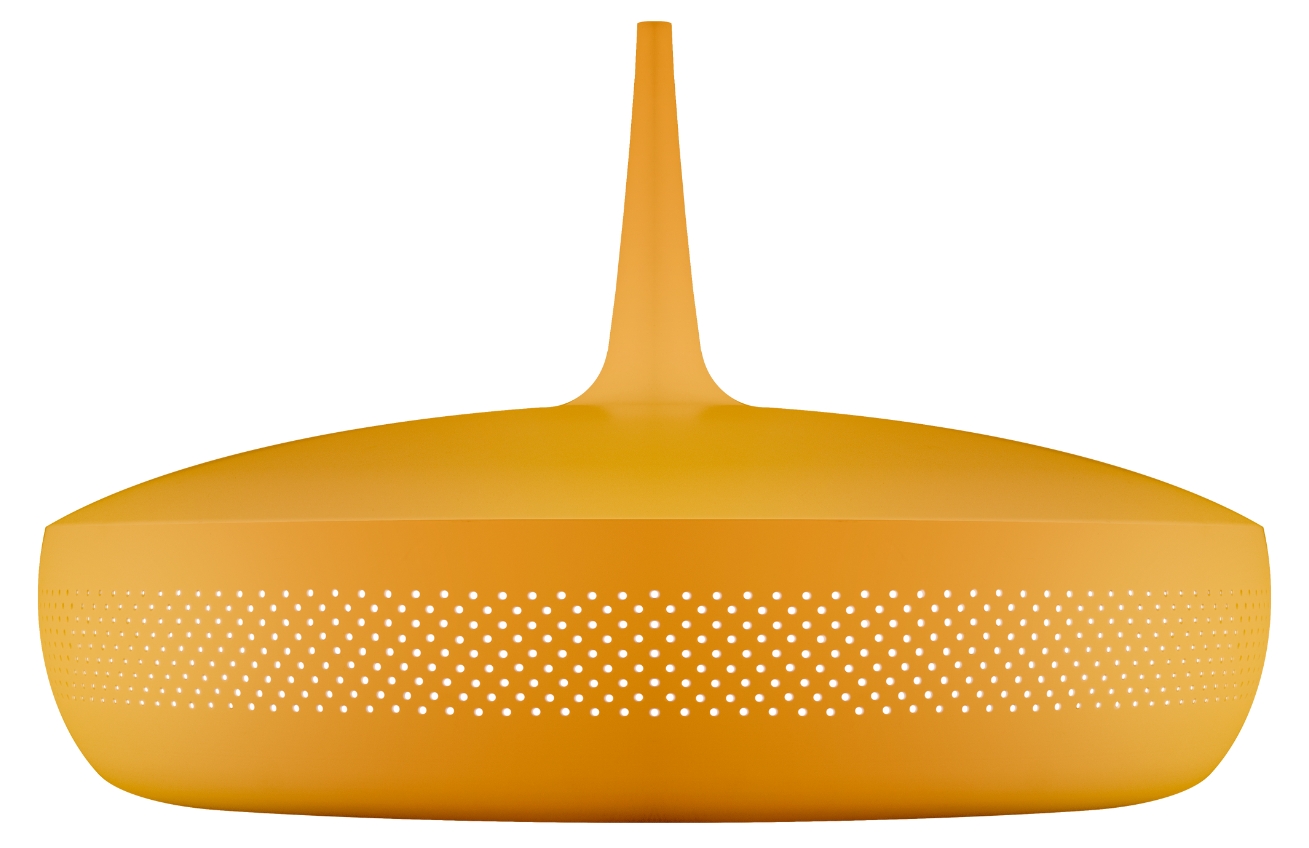 Umage Okrově žluté kovové závěsné stínidlo Clava Dine 43 cm