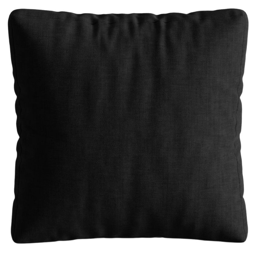 Černý polštář MICADONI Martina 65 x 65 cm