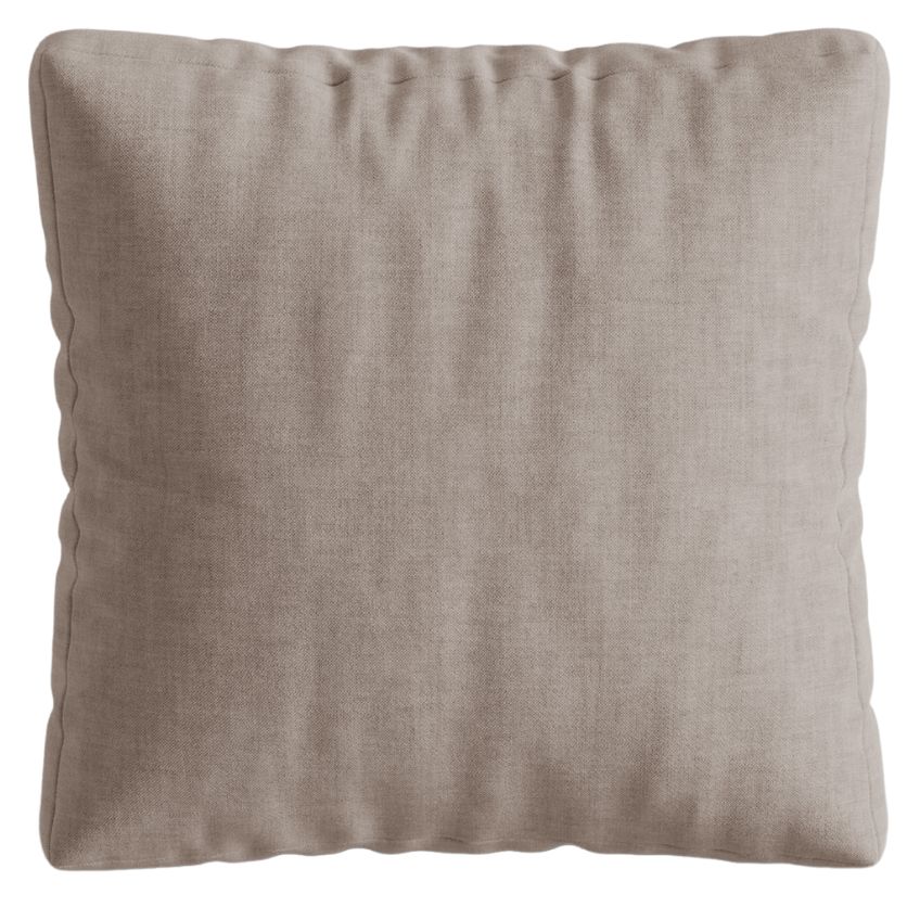 Tmavě béžový polštář MICADONI Martina 65 x 65 cm