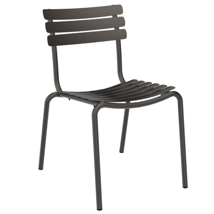 Houe Černá kovová zahradní židle Alua