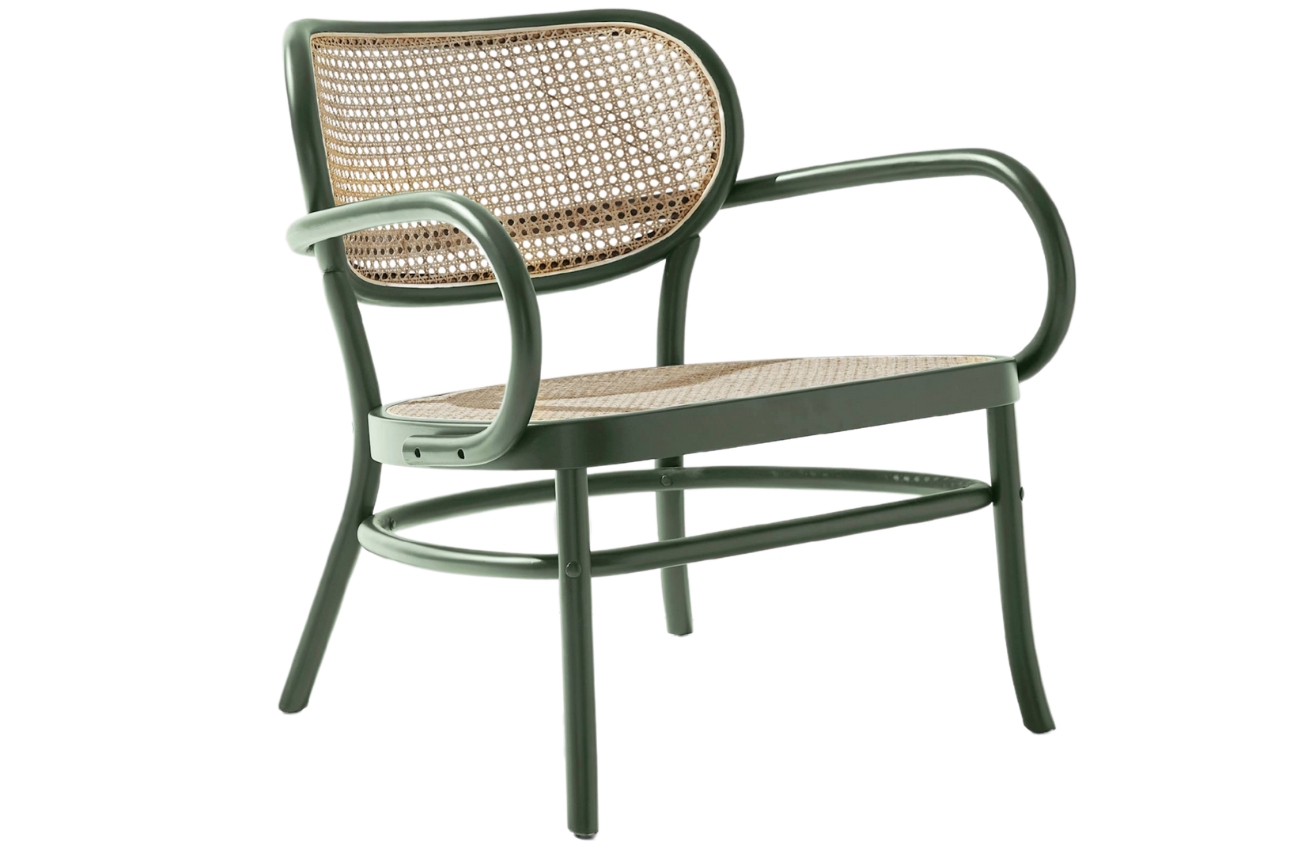 Jotex Dřevěné lounge křeslo BETTY s výpletem