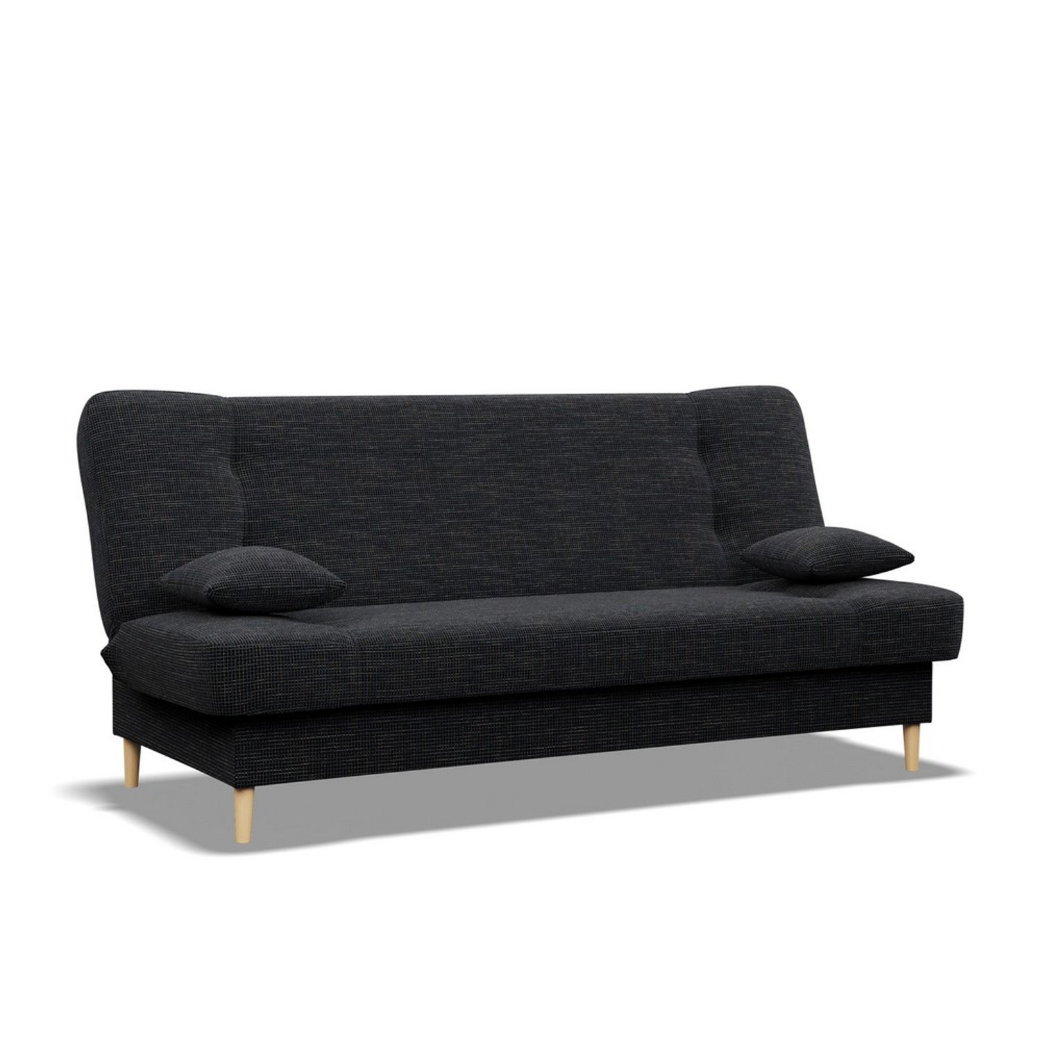 Rozkládací pohovka SAVANA Černá