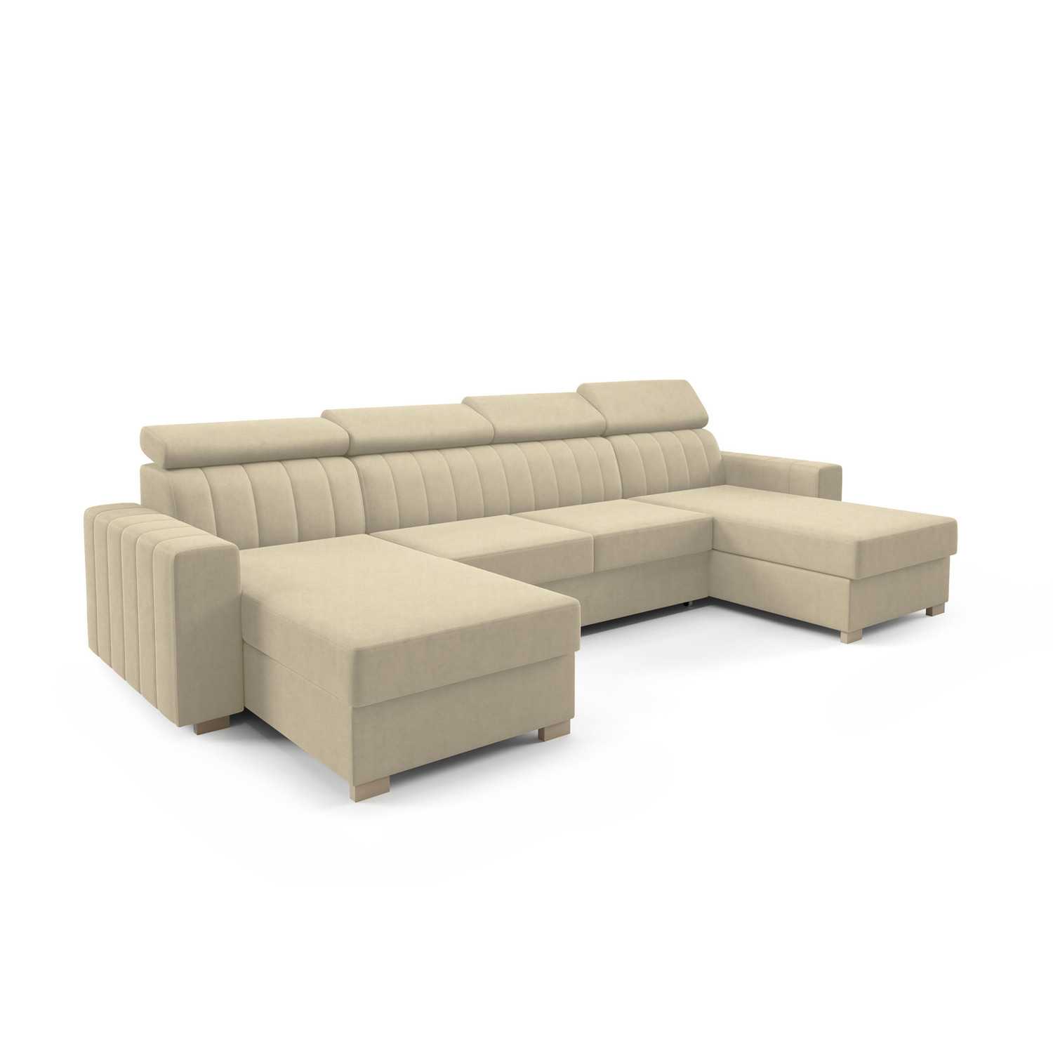 Rozkládací sedací souprava LAOS U Béžová