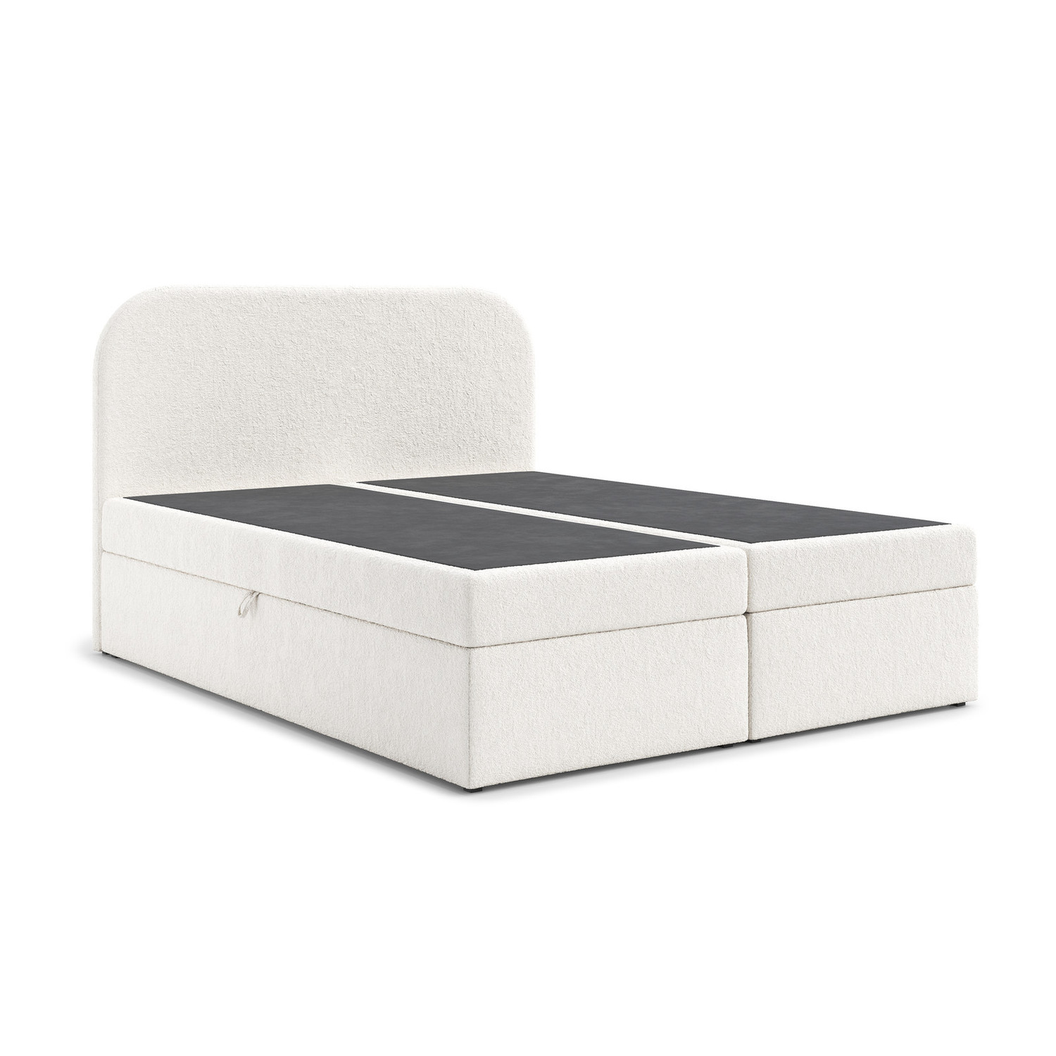 Čalouněná postel LARO s úložným prostorem 140x200 cm Béžová