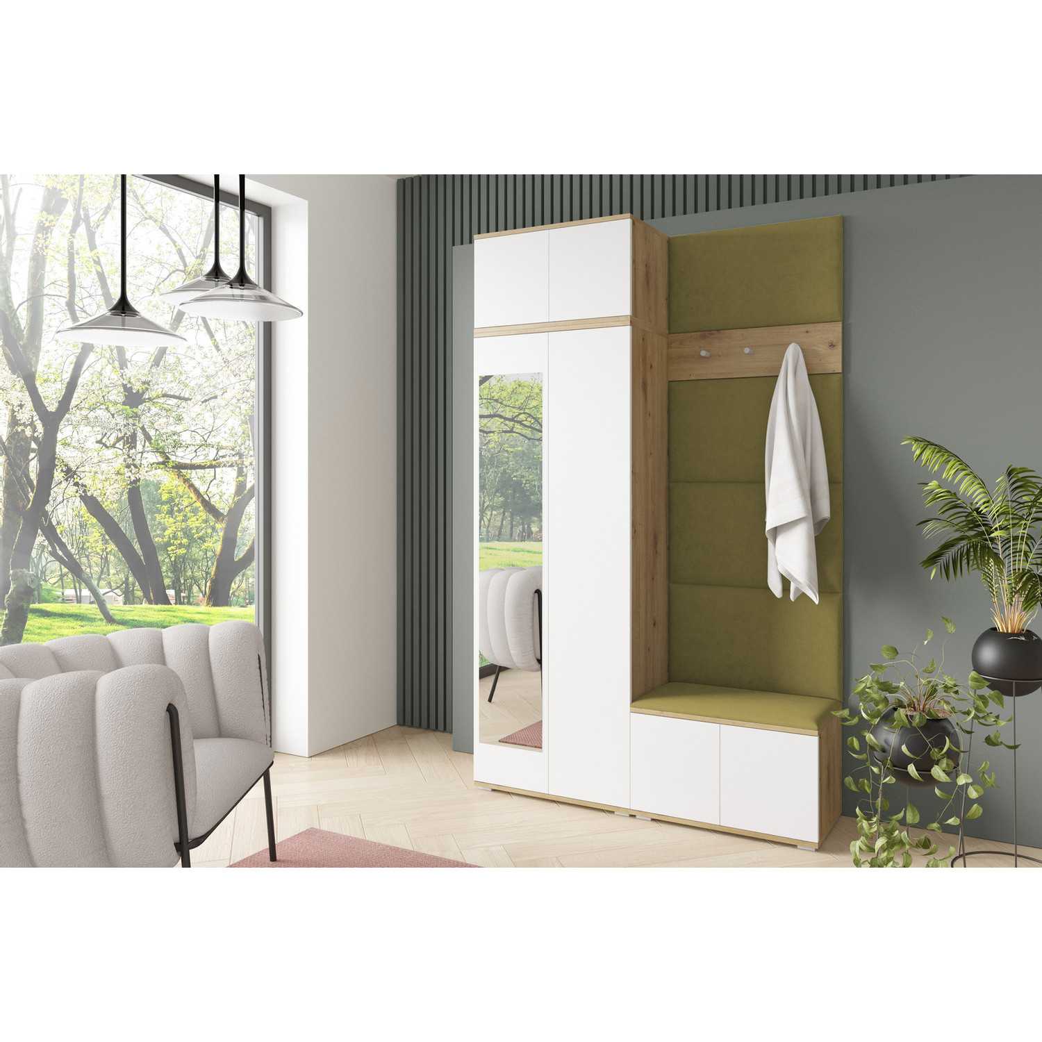 Předsíňová stěna SEVILLA II Zelená I