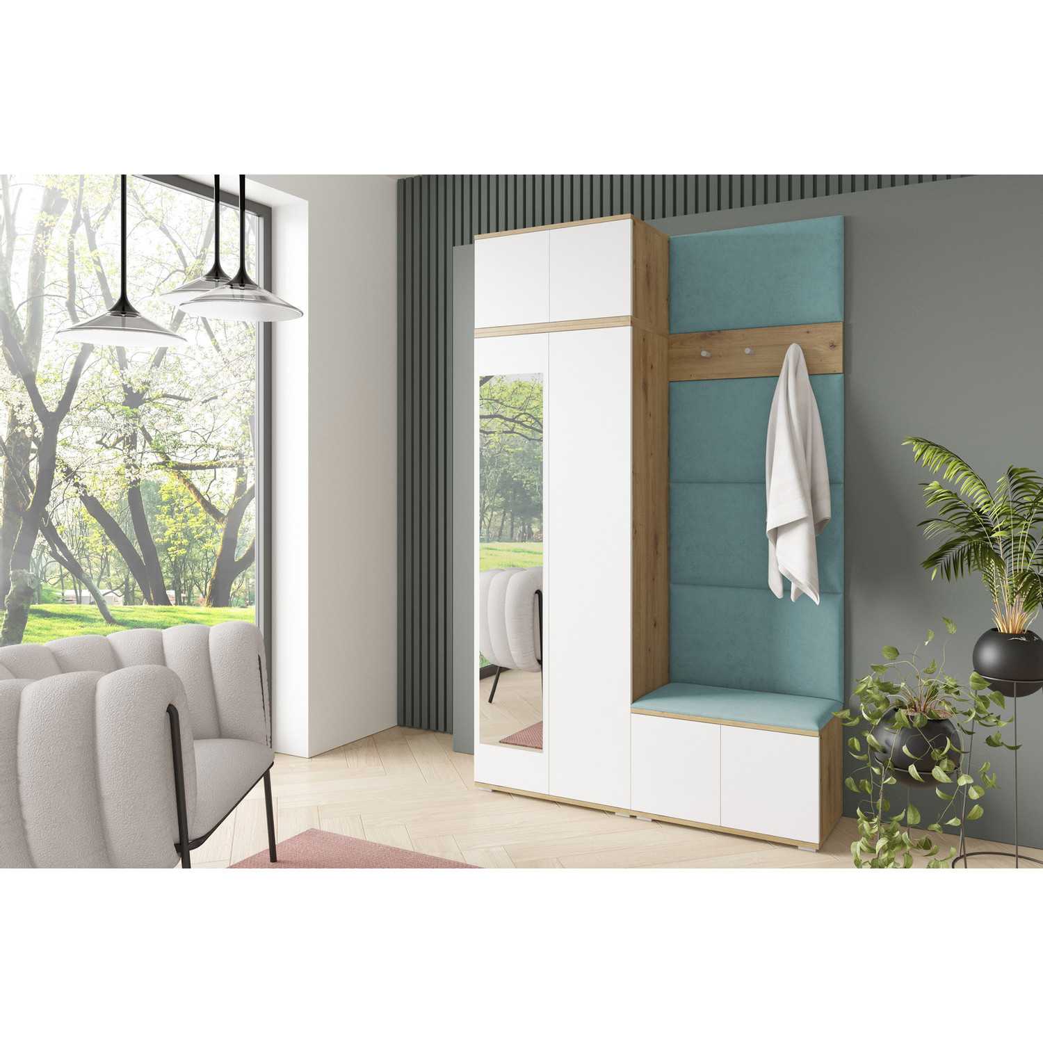 Předsíňová stěna SEVILLA II Modrá