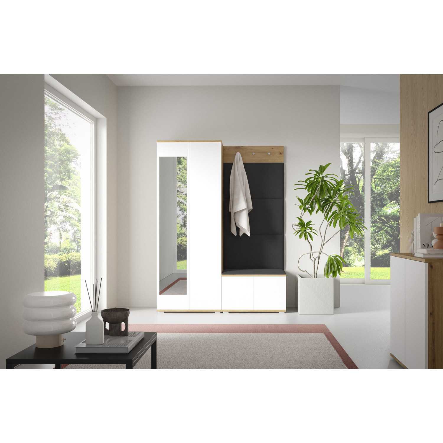 Předsíňová stěna SEVILLA I Černá