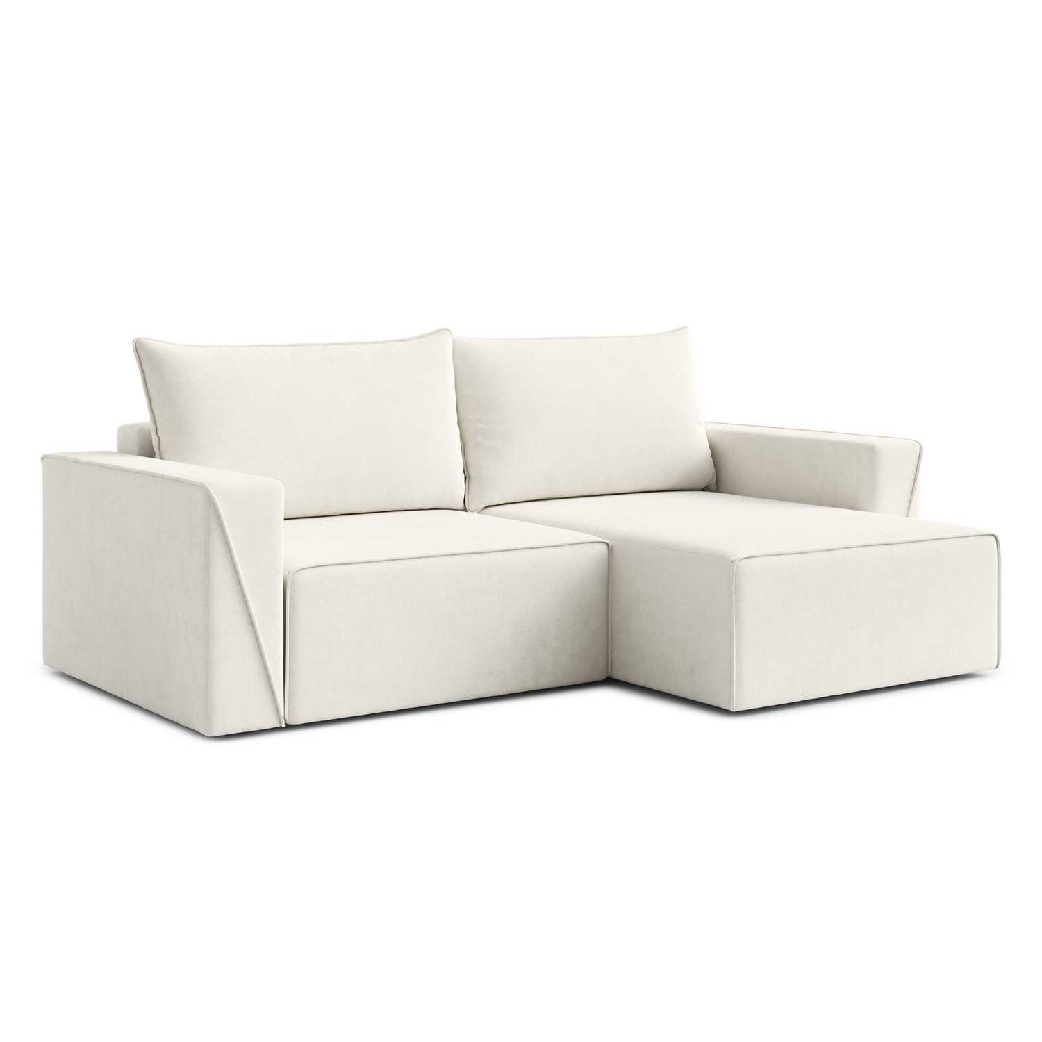 Rozkládací rohová sedací souprava CORTE Pravá Béžová