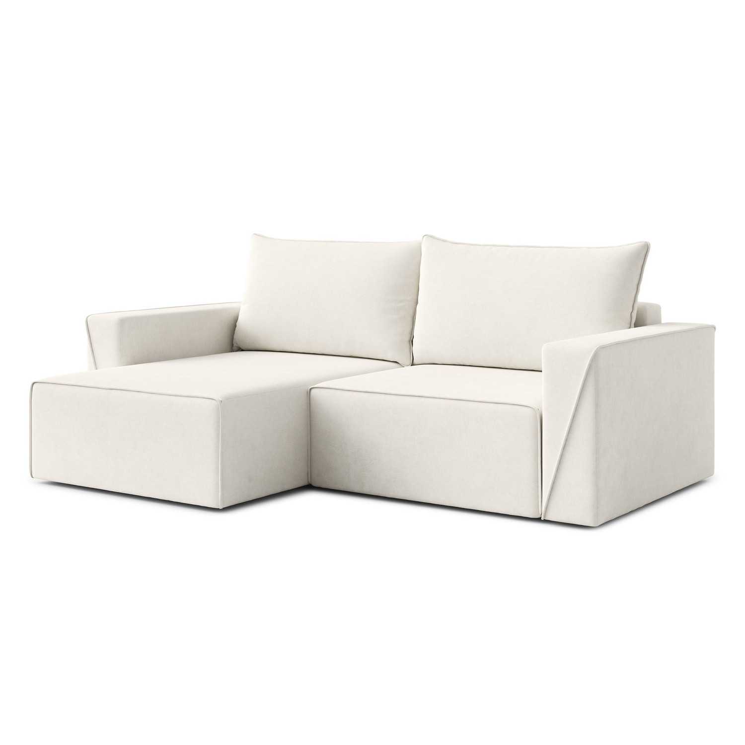 Rozkládací rohová sedací souprava CORTE Levá Béžová