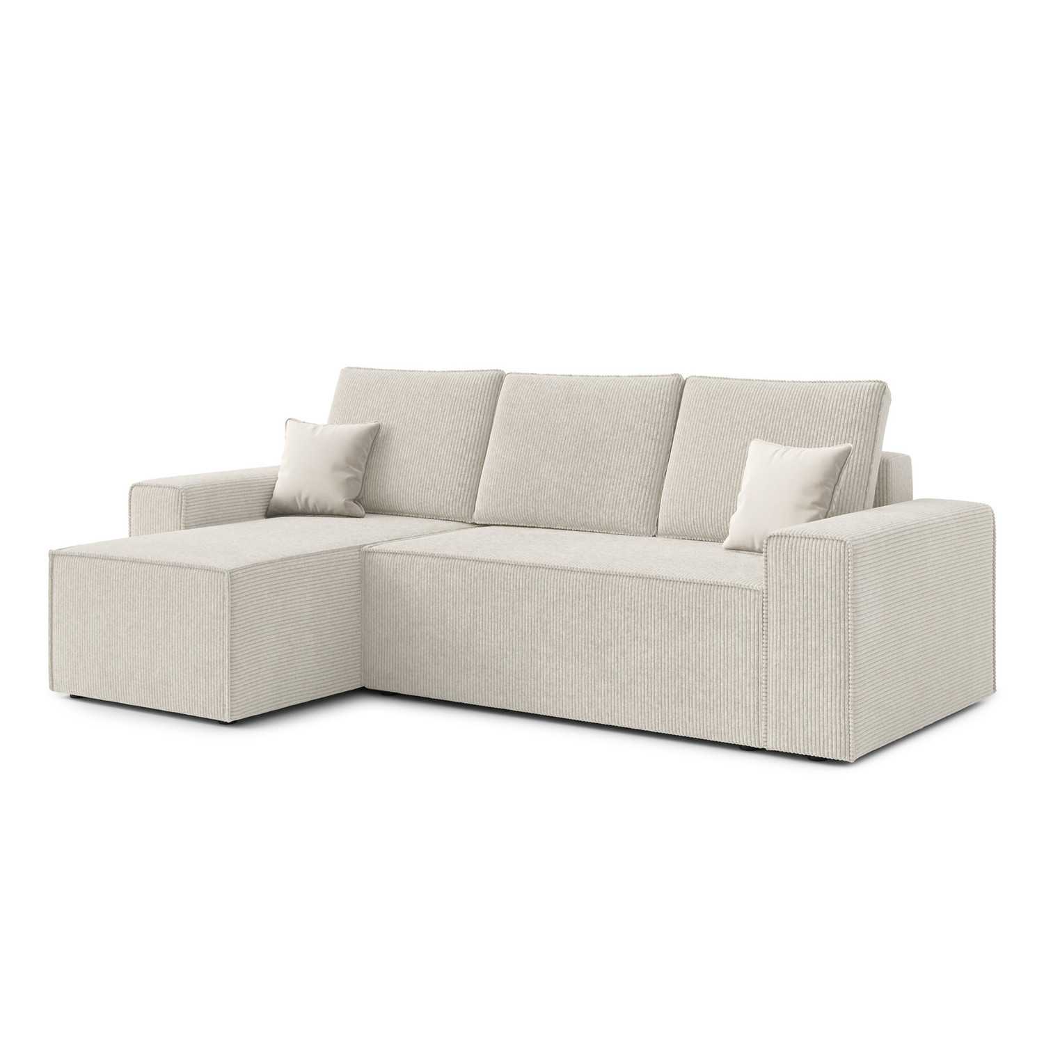 Rozkládací rohová sedací souprava PONTE Levá Béžová I