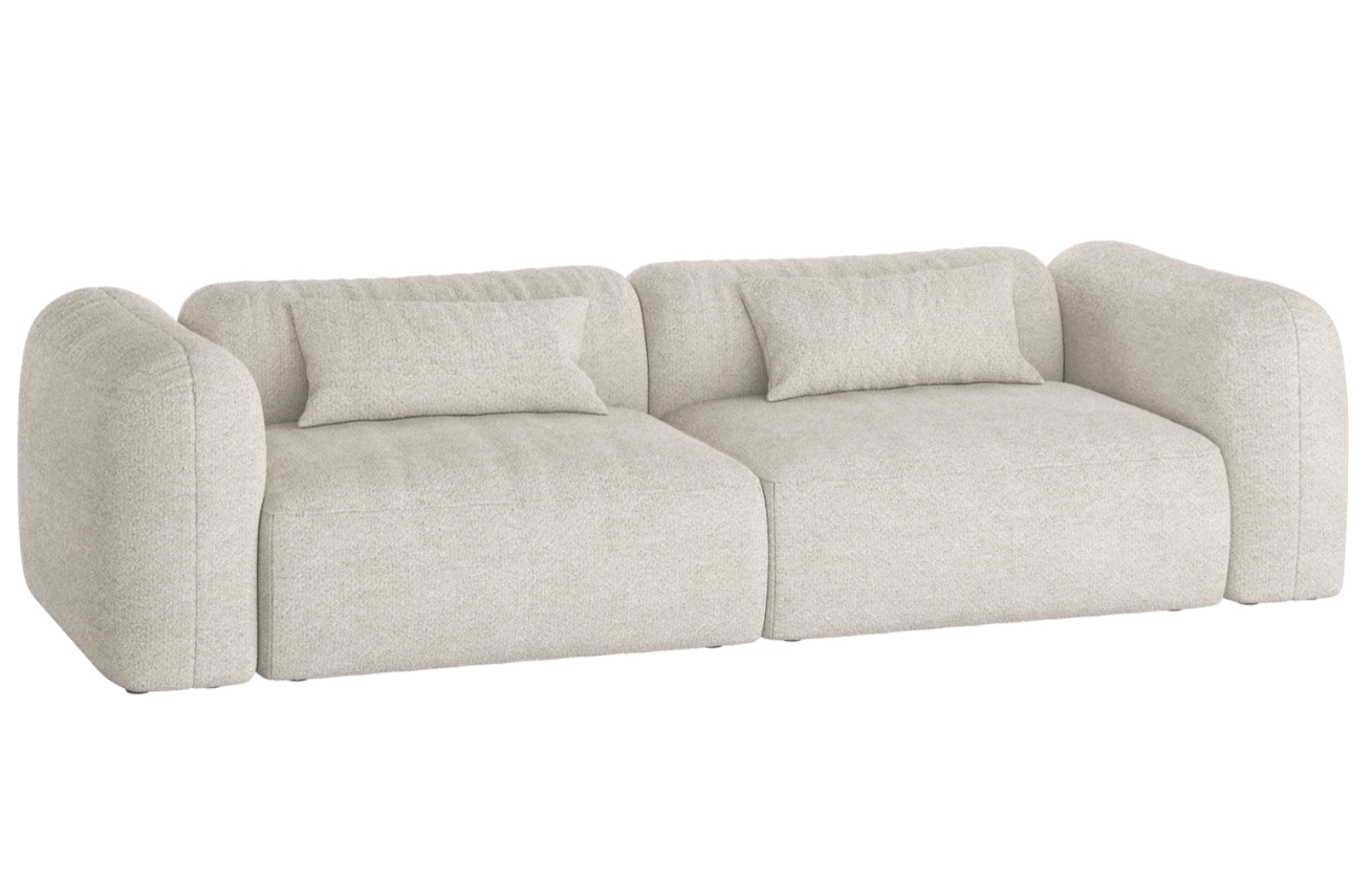 noo.ma Bouclé pohovka Yaro 263 cm