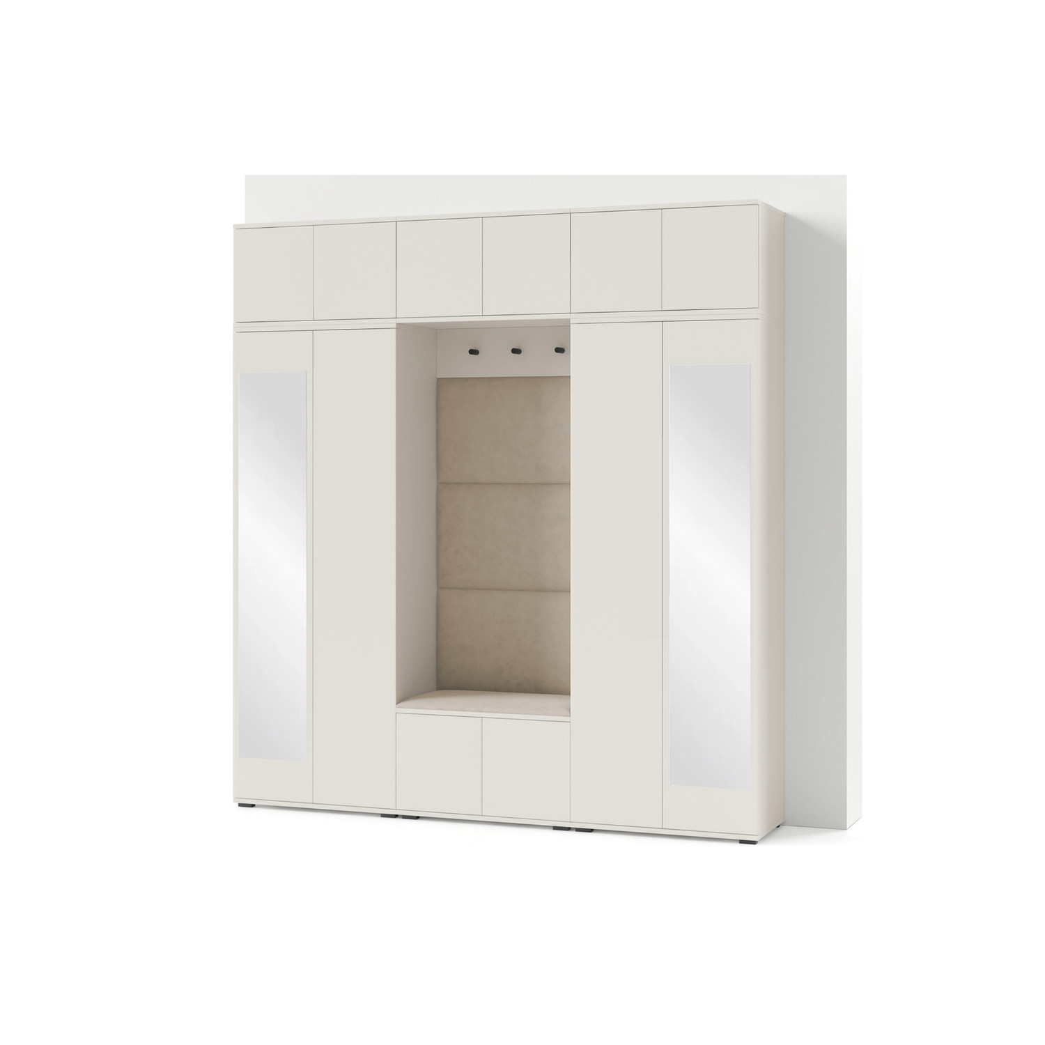 Předsíňová stěna BIANCO II Bez zrcadla Béžová