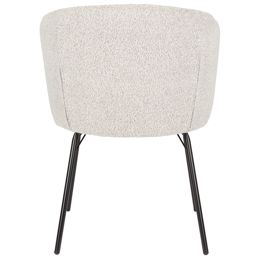 White Label Béžová čalouněná jídelní židle WLL JOA