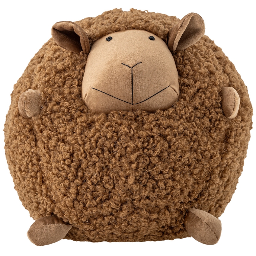 Bloomingville Hnědá plyšová ovce Rubert