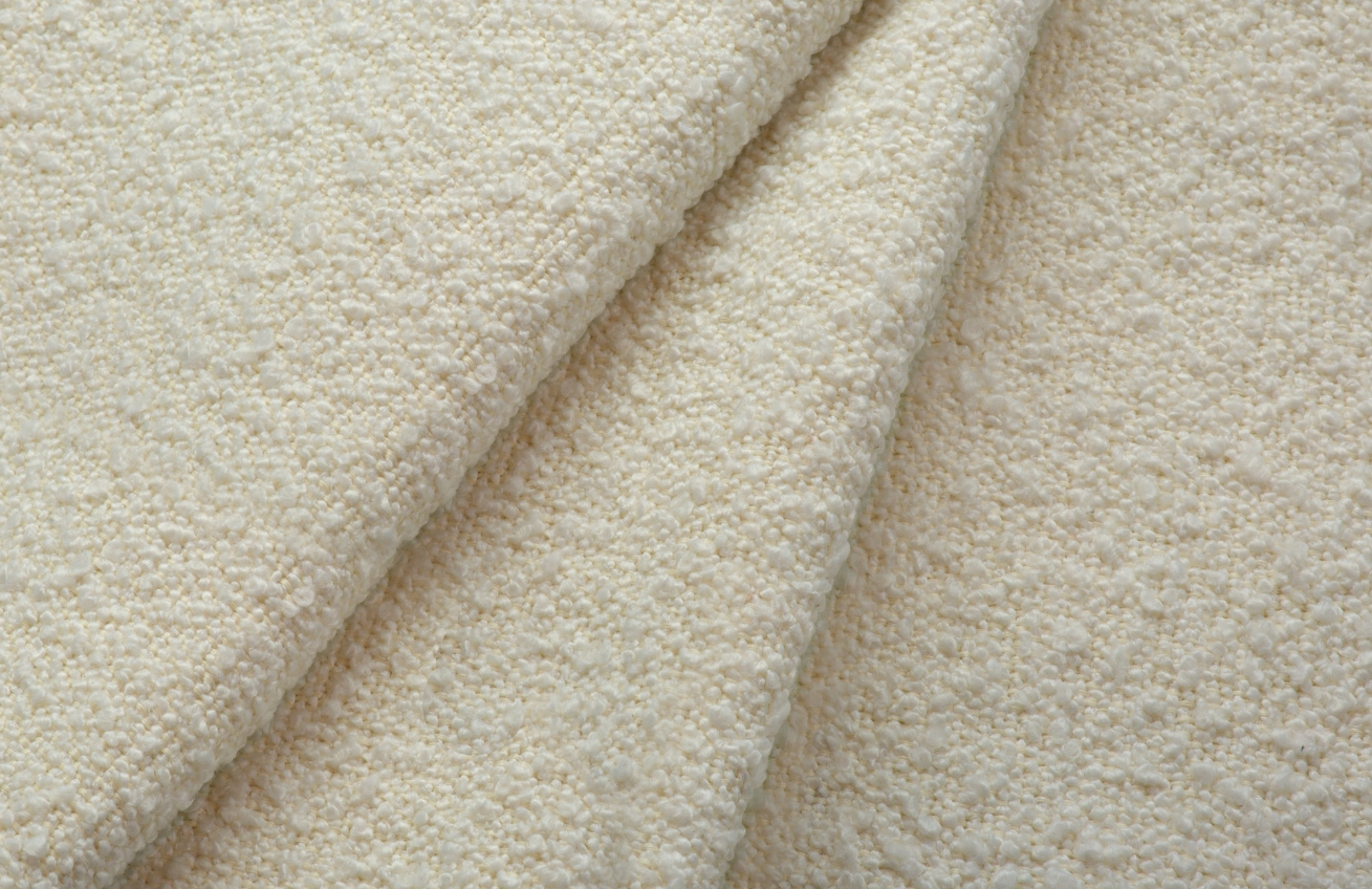 Cosmopolitan Design Béžová bouclé trojmístná pohovka Vienna 200 cm