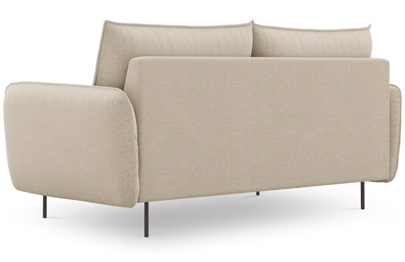 Cosmopolitan Design Béžová čalouněná dvoumístná pohovka Vienna 160 cm