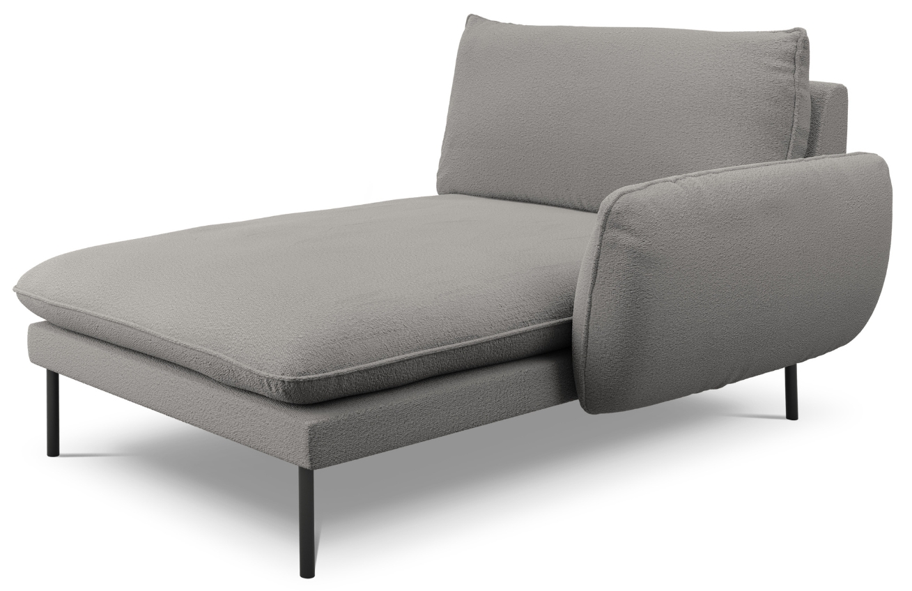 Cosmopolitan Design Šedá bouclé lenoška Vienna 170 cm