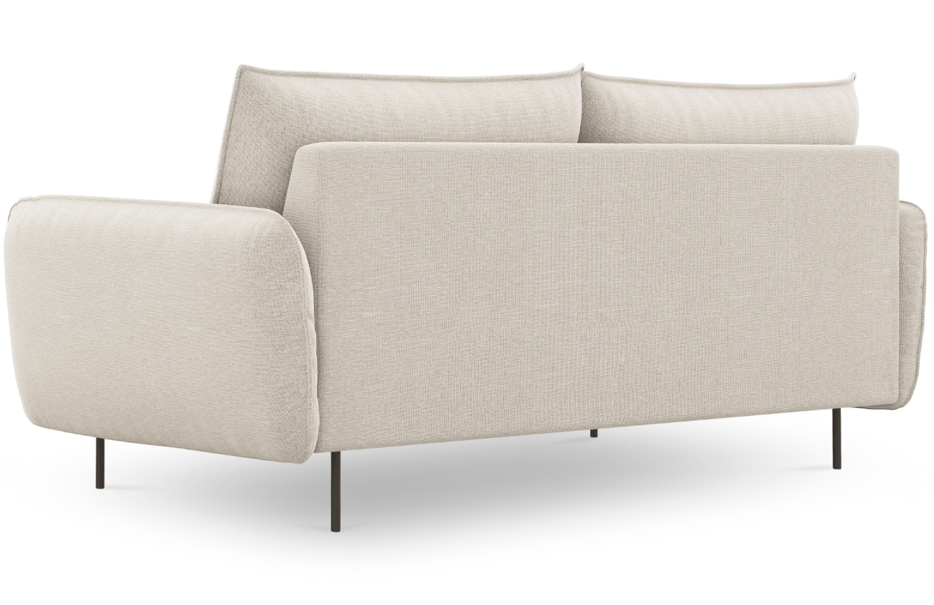 Cosmopolitan Design Světle béžová čalouněná trojmístná pohovka Vienna 200 cm