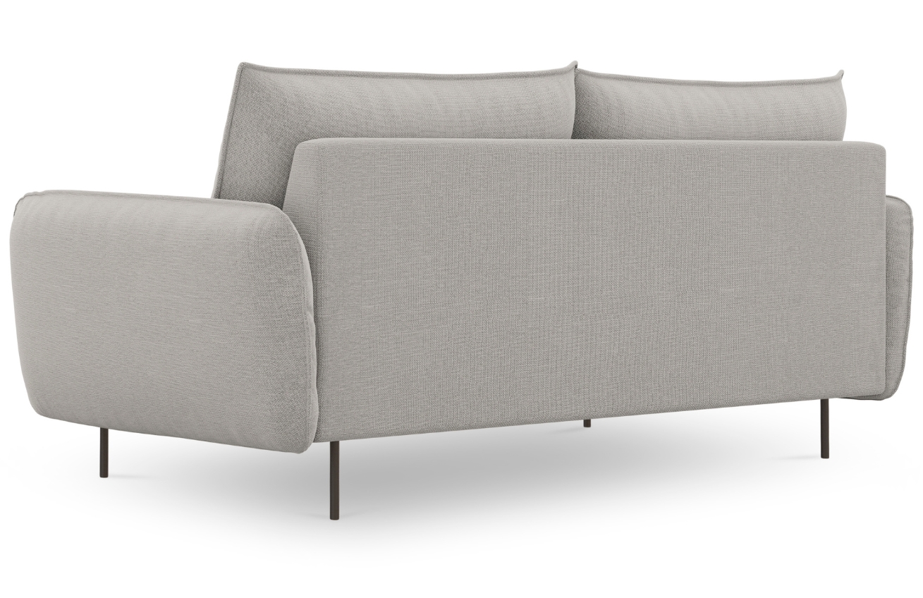 Cosmopolitan Design Světle šedá čalouněná trojmístná pohovka Vienna 200 cm
