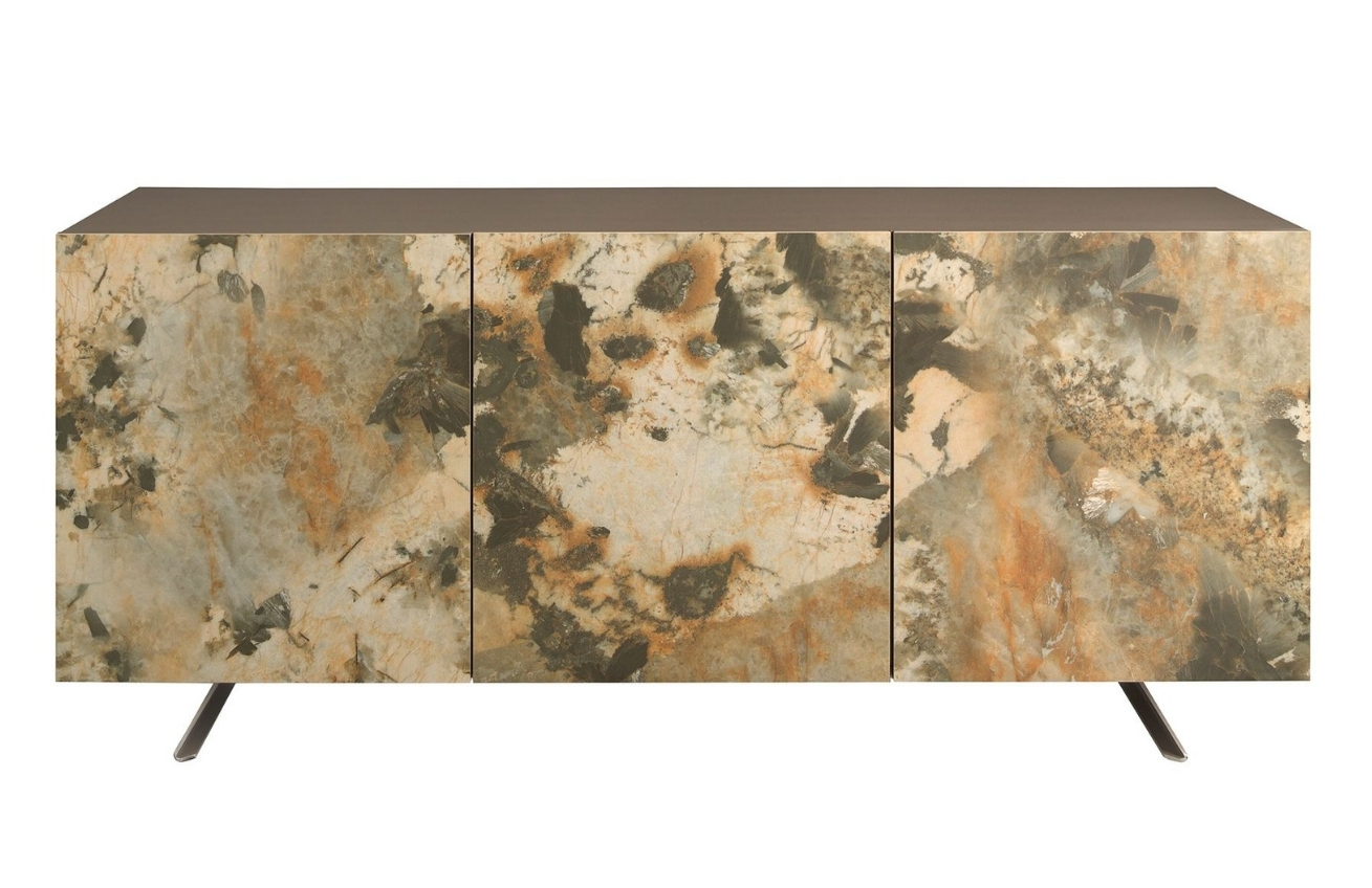 Hnědá lakovaná komoda Angel Cerdá No. 3270