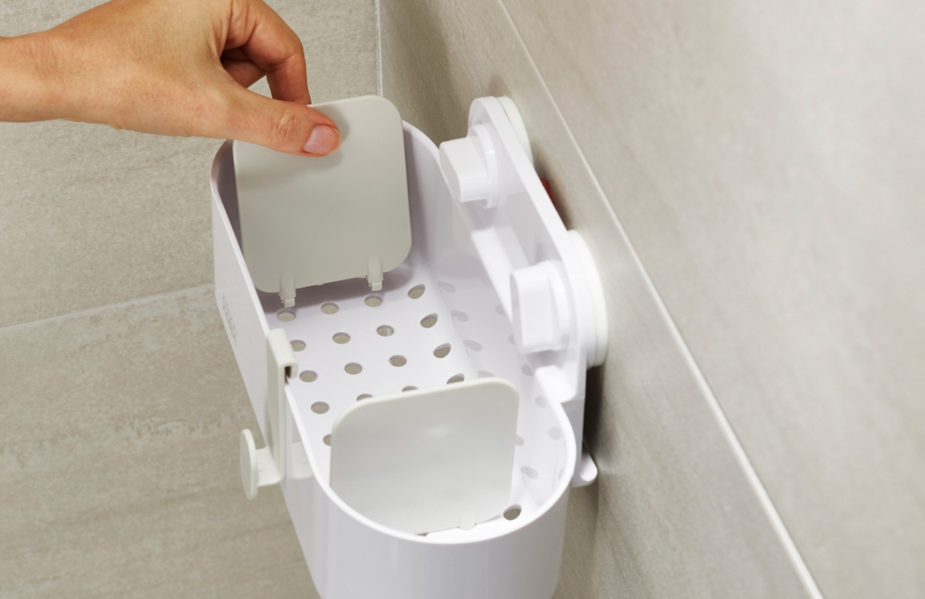 Joseph Joseph Bílá plastová police do sprchy Duo 26