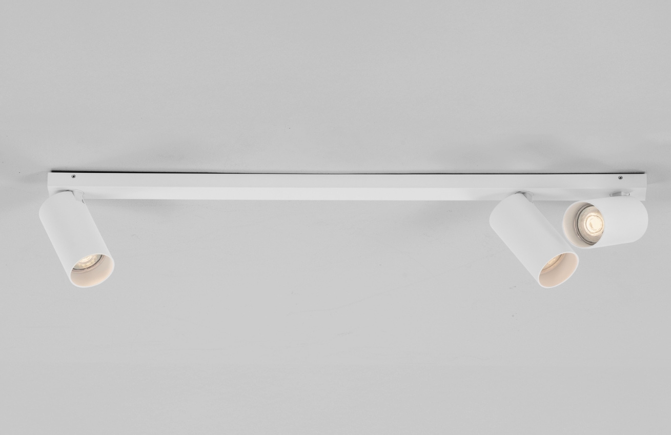 Nova Luce Bílé kovové bodové světlo Oso 70 cm