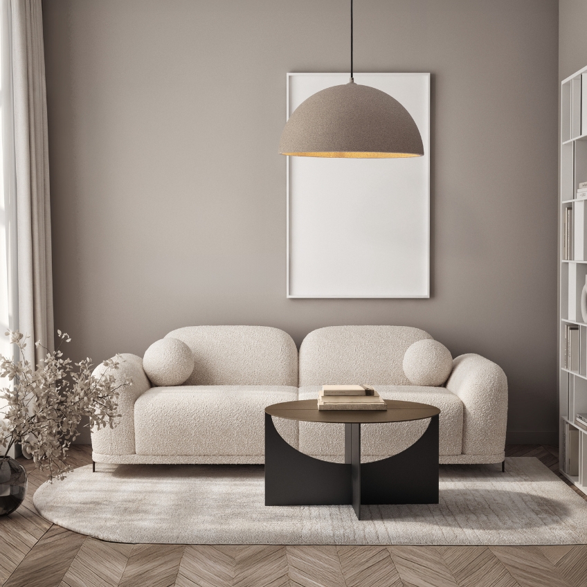 Nova Luce Hnědé závěsné světlo Starla 50 cm