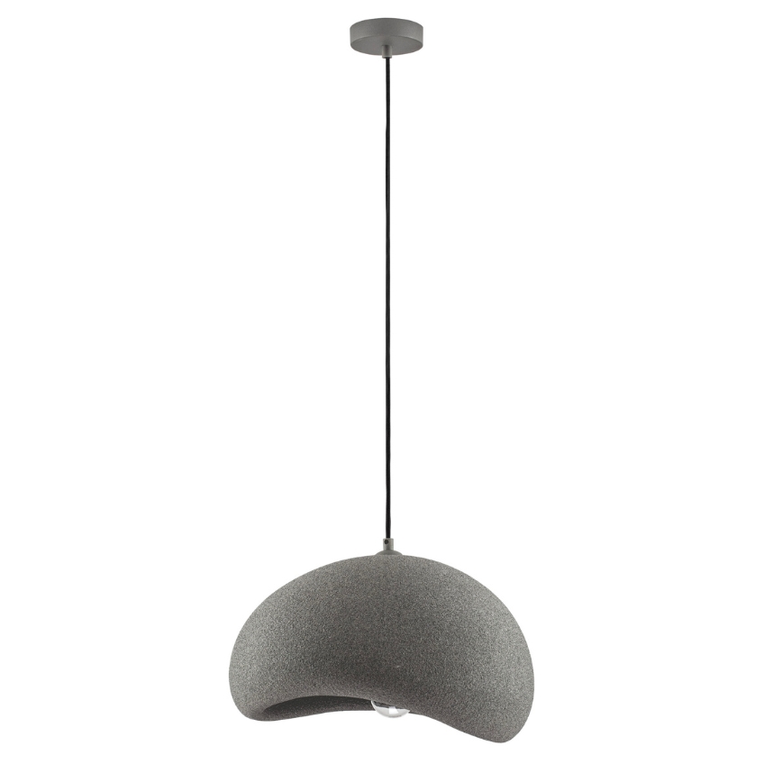 Nova Luce Šedé závěsné světlo Aere 32 x 40 cm