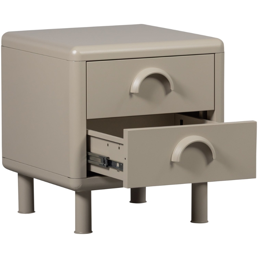 WOOOD Kovový noční stolek Rune 42 x 42 cm