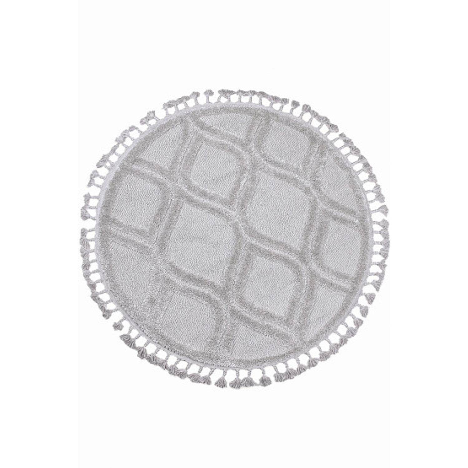 Koberec BERBER 7063 šedá - 133x133 cm