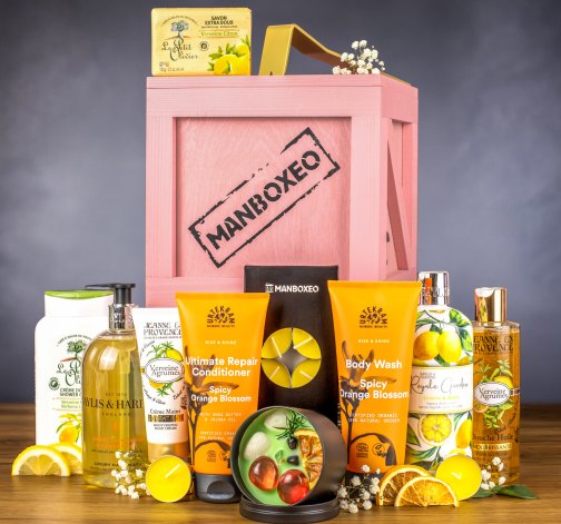 Bedna s luxusní kosmetikou - Citrusy & Verbena