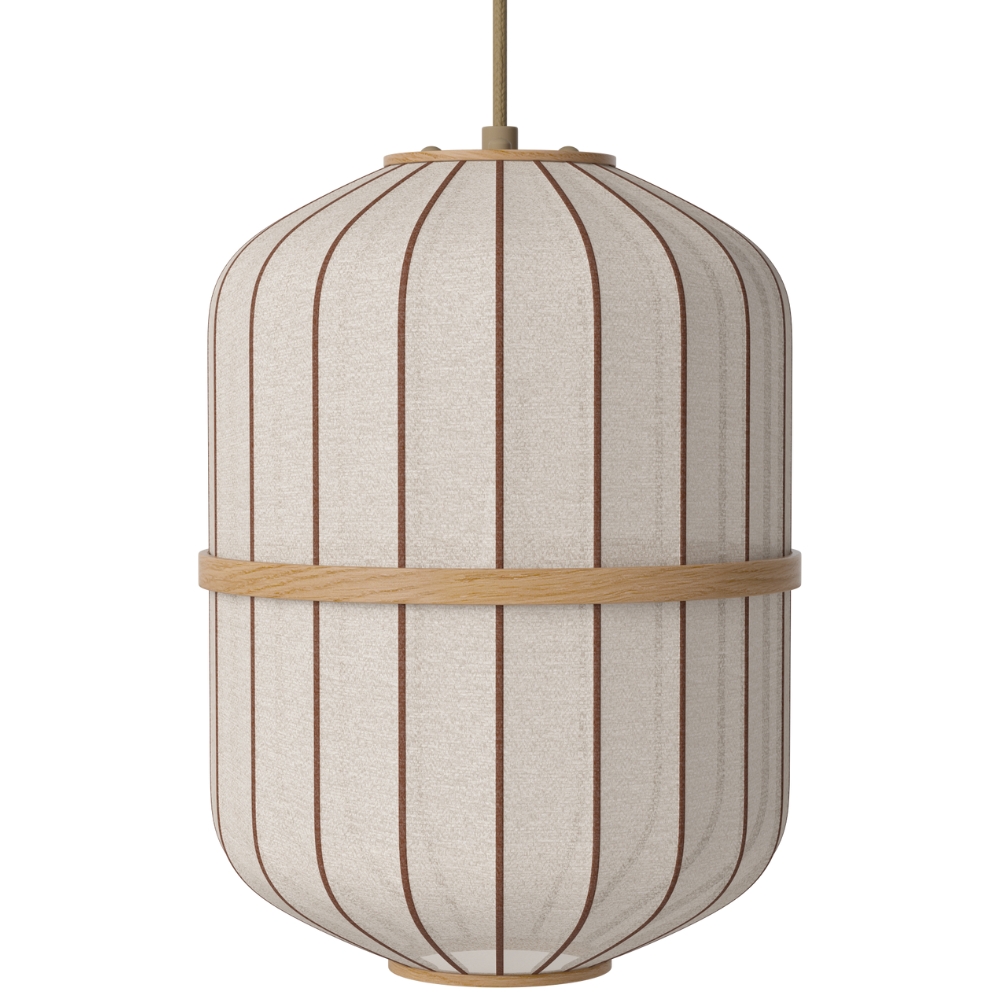 Bolia Dubové závěsné světlo Lucén Cylinder 28 cm