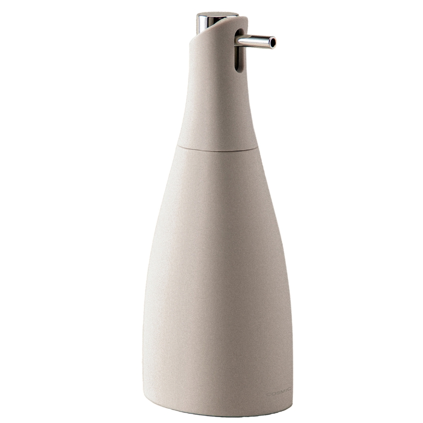 Cosmic Béžový plastový dávkovač mýdla Saku 300 ml