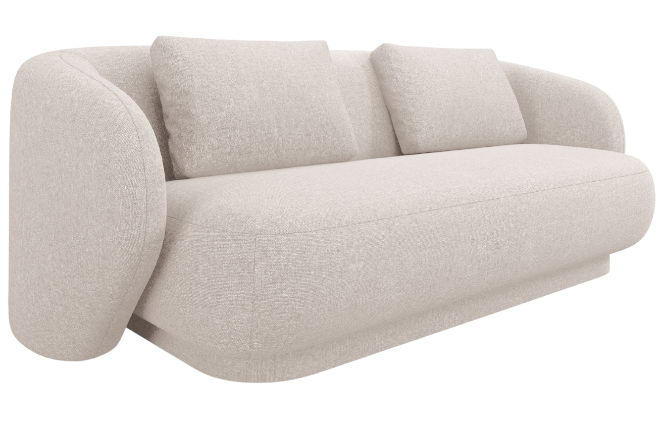 Cosmopolitan Design Béžová čalouněná dvoumístná pohovka Camden 169 cm