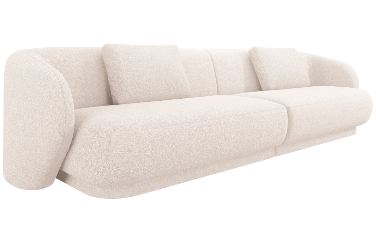 Cosmopolitan Design Světle béžová čalouněná čtyřmístná pohovka Camden 304 cm