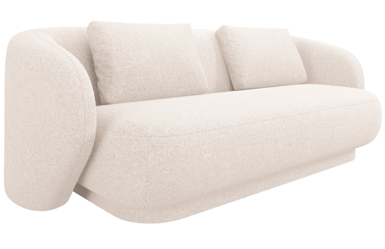 Cosmopolitan Design Světle béžová čalouněná dvoumístná pohovka Camden 169 cm