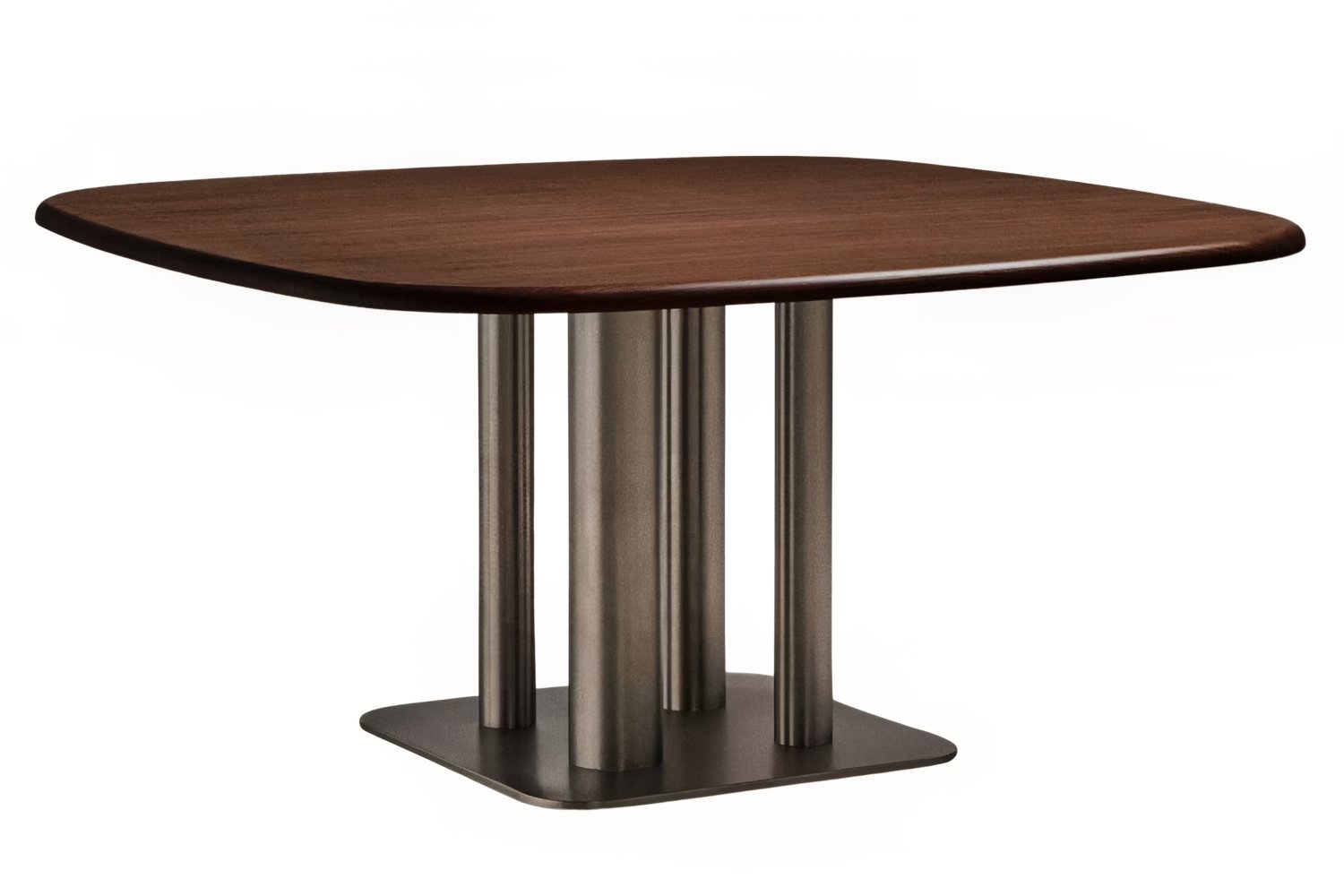 Kave Home Ořechový jídelní stůl Melvar 121 x 121 cm