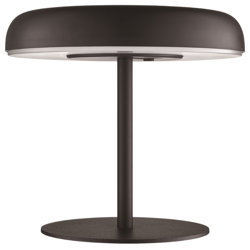 Nordlux Černá zahradní stolní LED lampa Elmer Solar