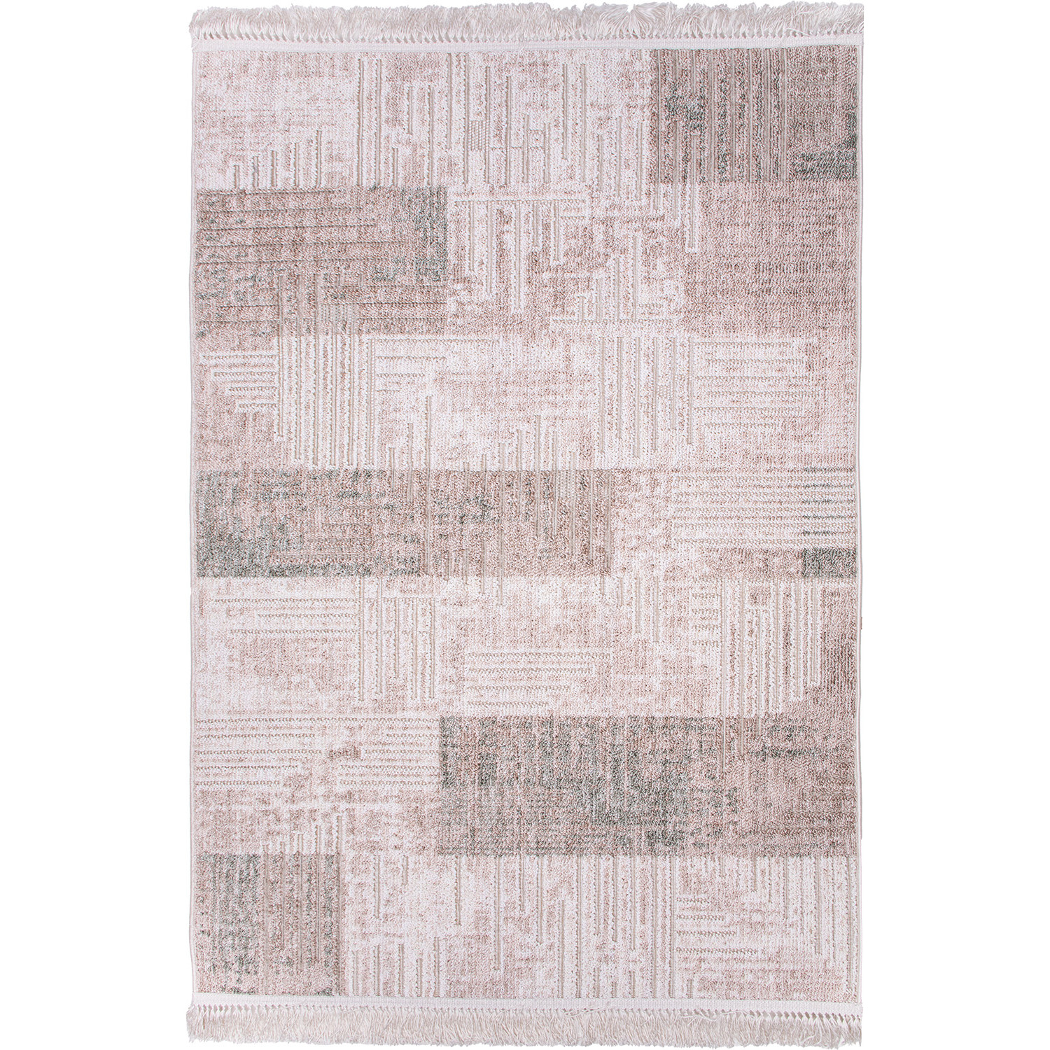 Koberec BENITA 512 zelená-krémová - 120x170 cm