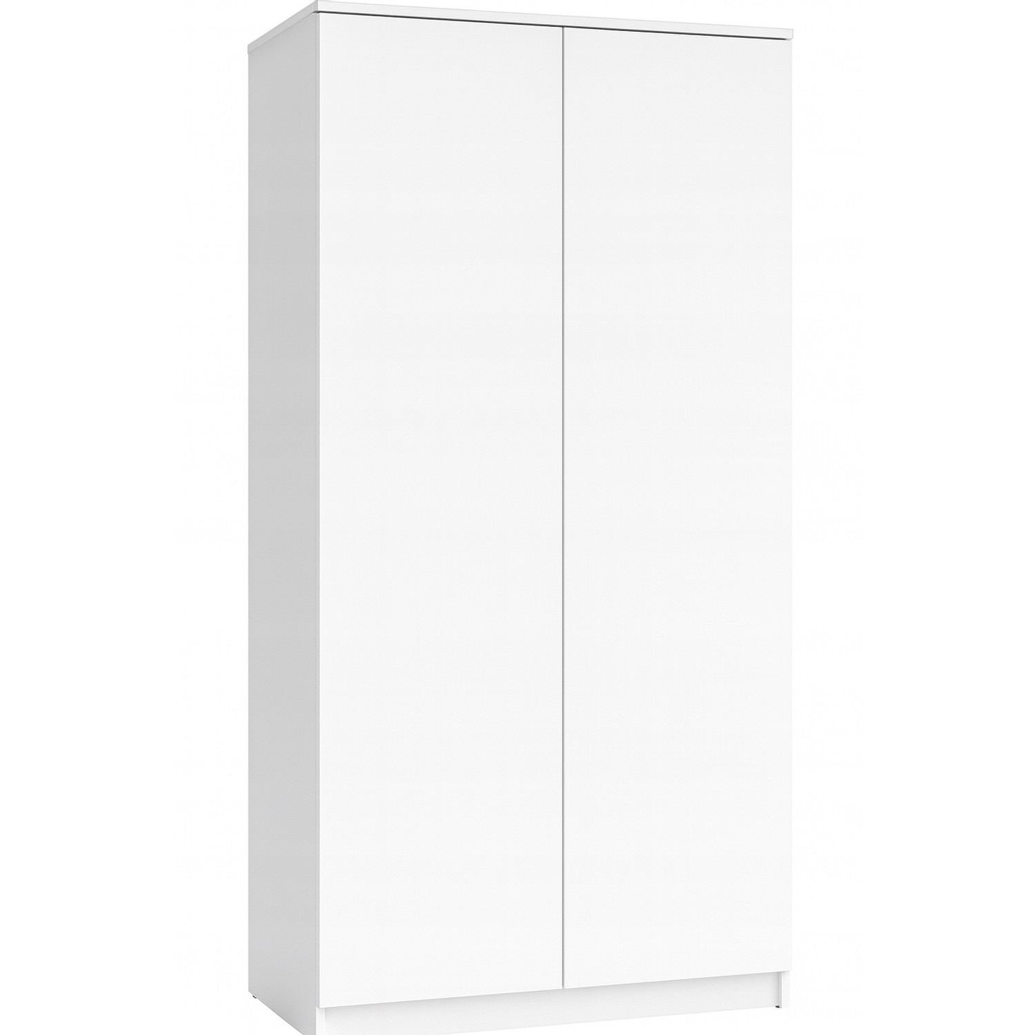Šatní skříň s dveřmi - bílá