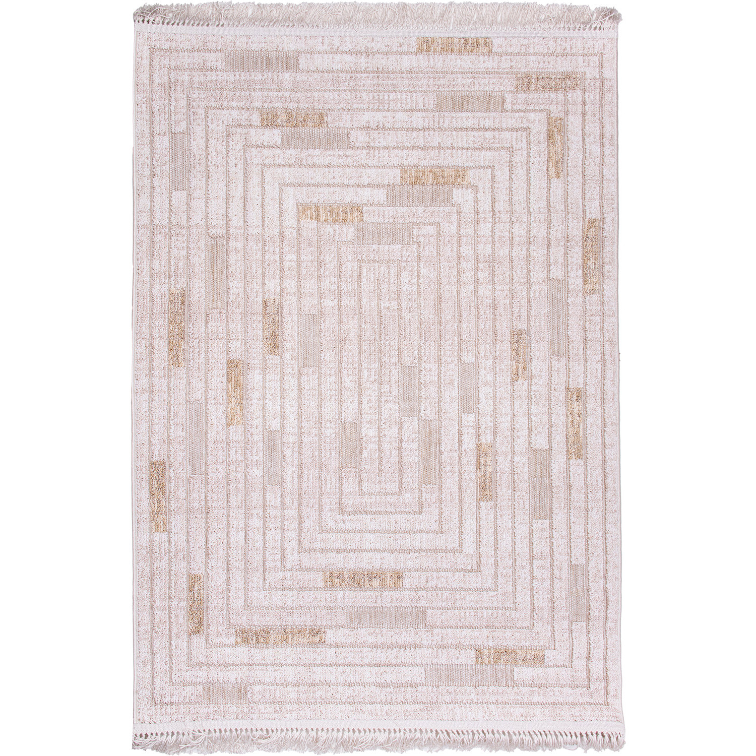 Koberec BENITA 525 žlutá-krémová - 120x170 cm