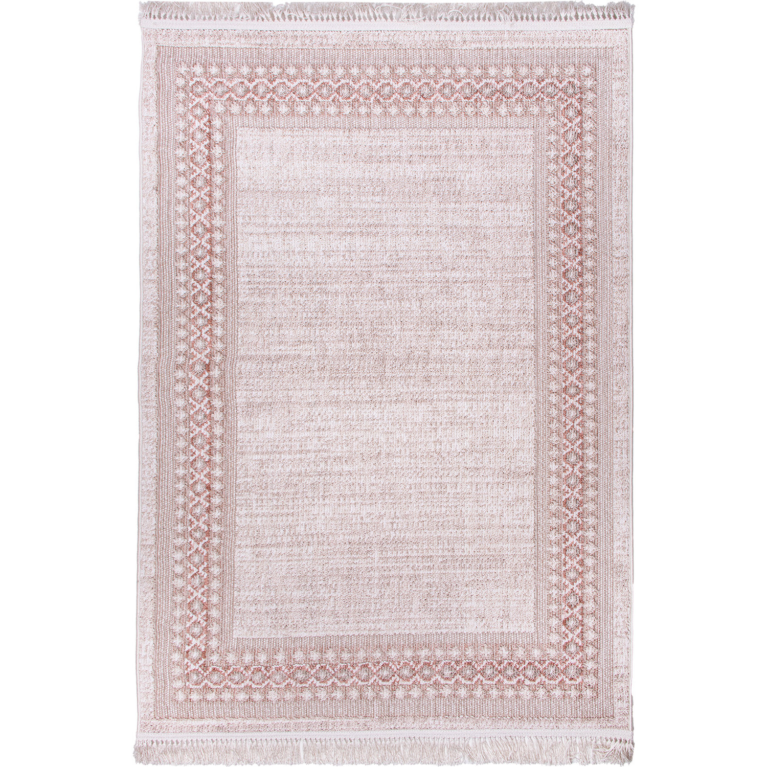 Koberec BENITA 653 červená-krémová - 133x190 cm