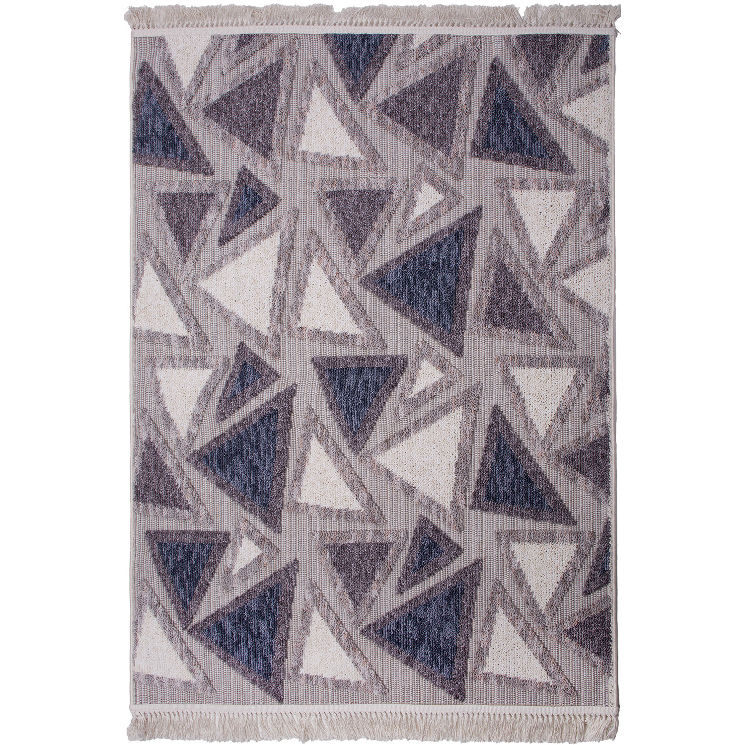 Koberec BENITA 658 modrá-krémová - 80x150 cm