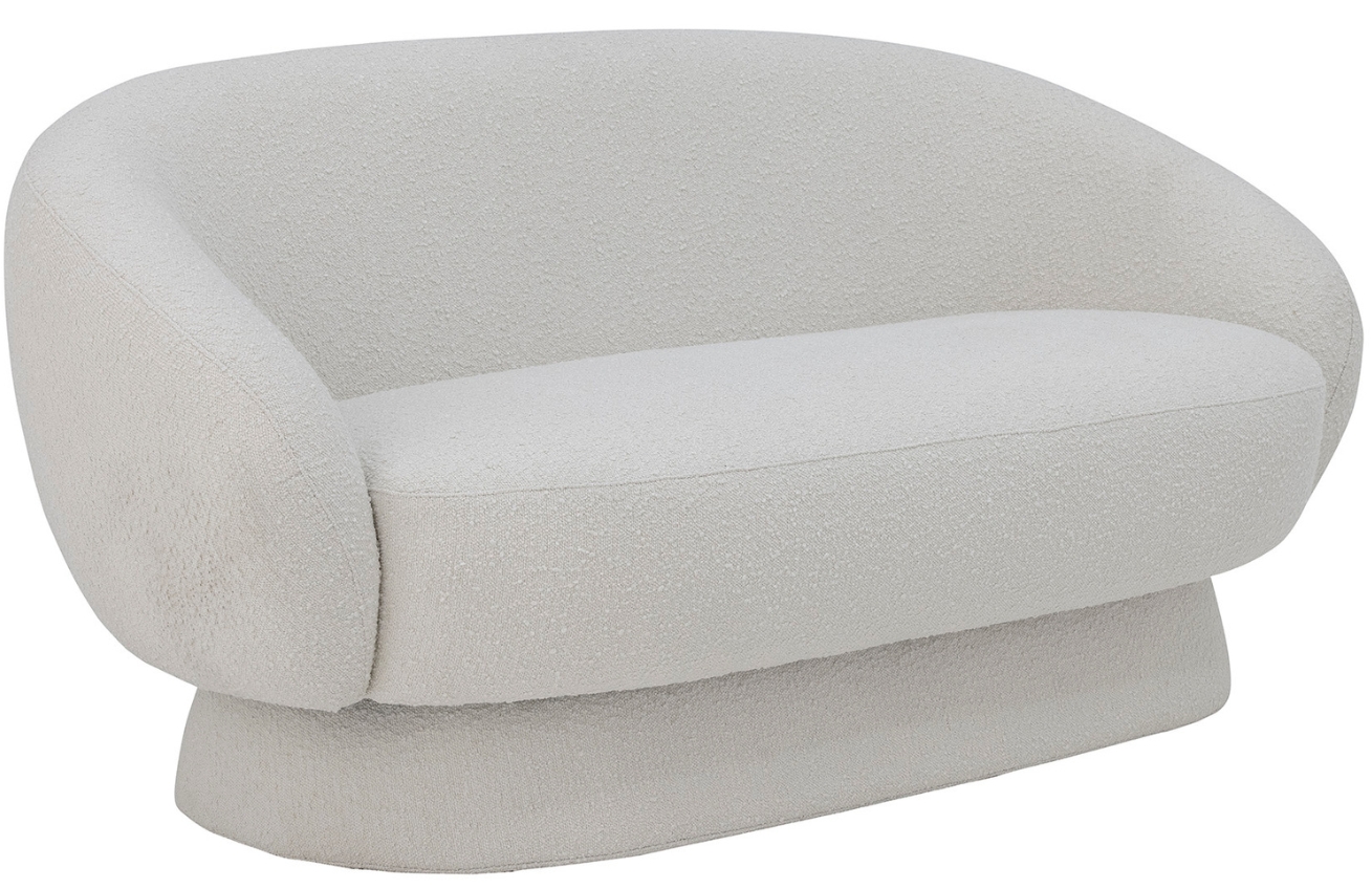 Bloomingville Bílá dvoumístná pohovka Ted 160 cm