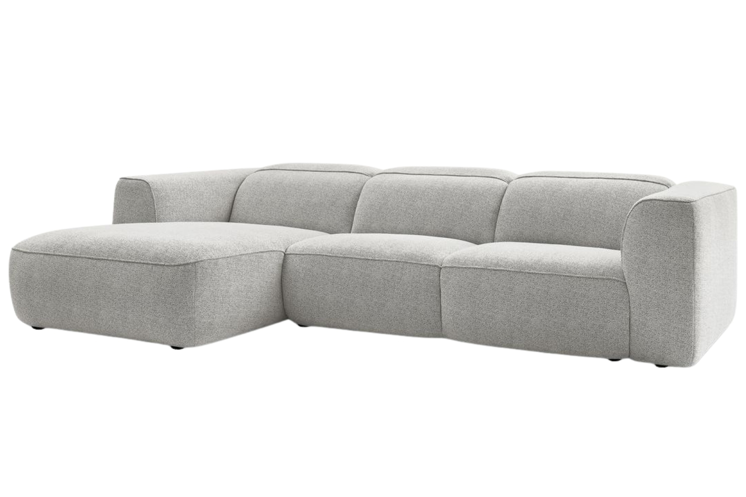 Bobochic Paris Bílá rohová pohovka William 298 cm