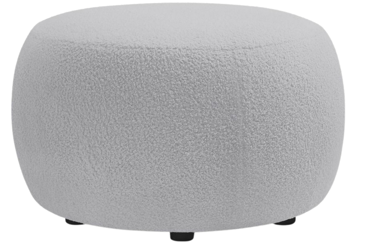 Bobochic Paris Světle šedá bouclé podnožka Envy 69 cm