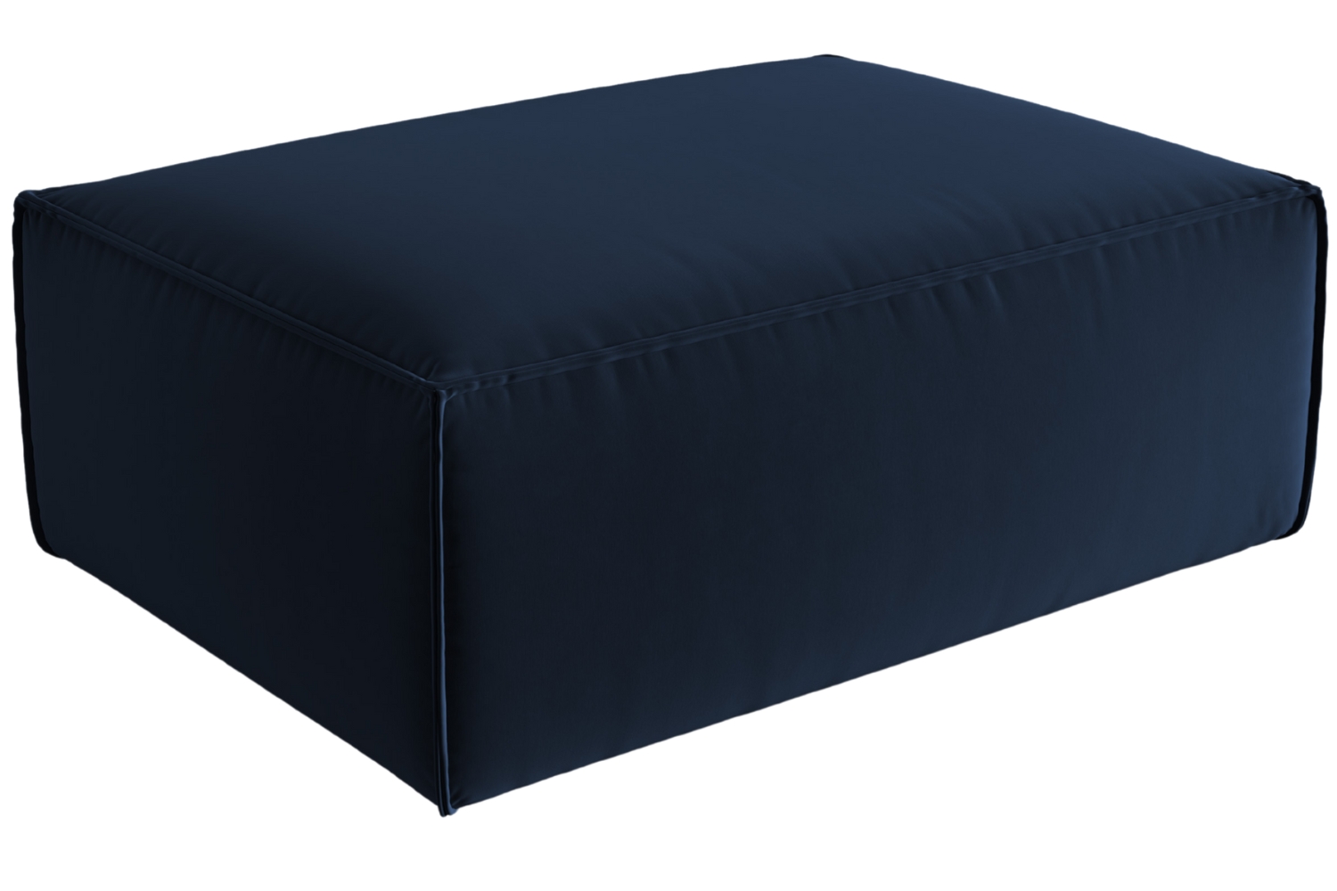 Cosmopolitan Design Královsky modrá sametová podnožka Mackay 100 x 69 cm