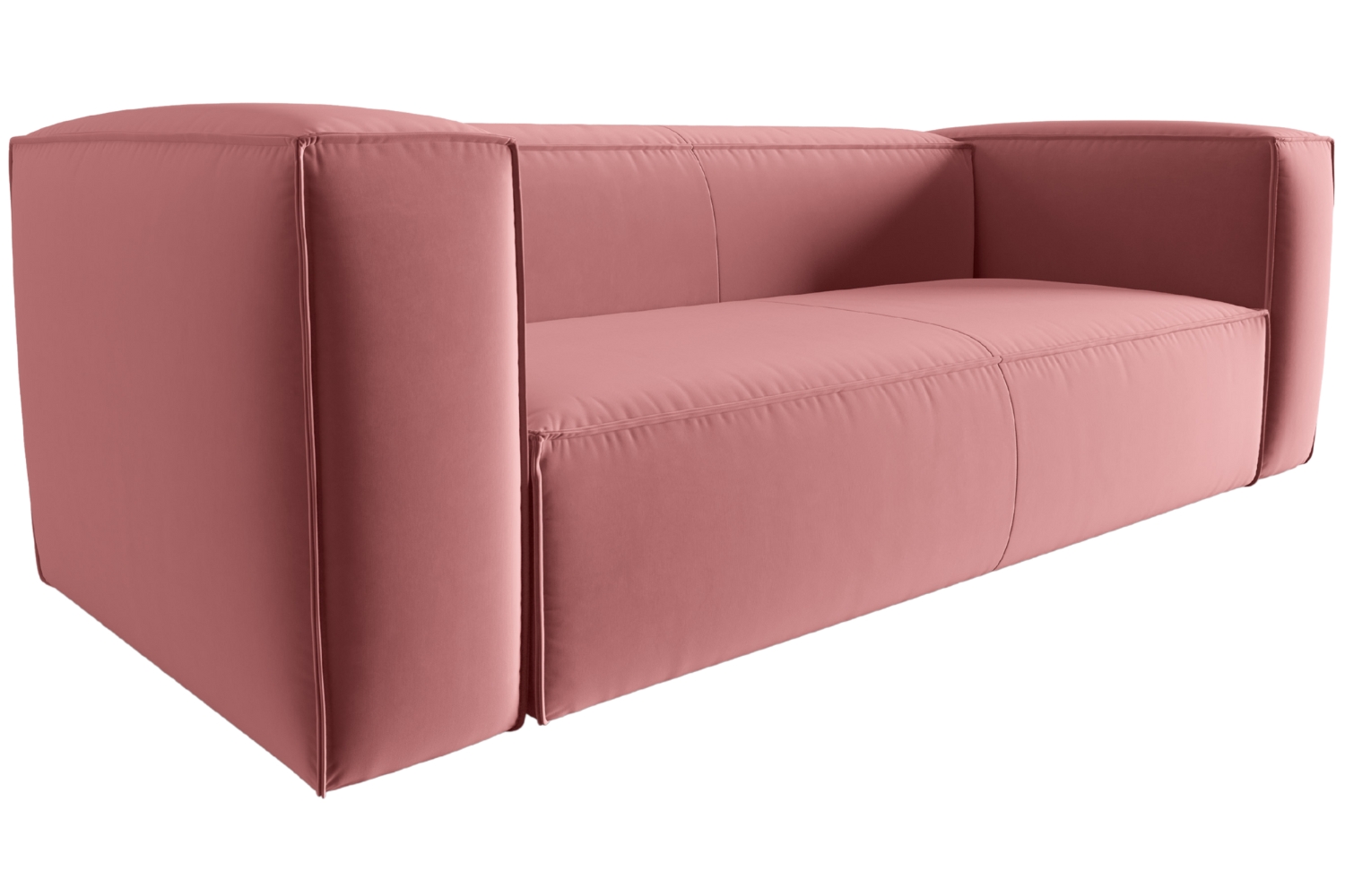 Cosmopolitan Design Růžová sametová trojmístná pohovka Mackay 200 cm